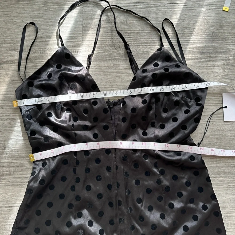 By the way Chic Black Polka Dot Romper - Picture 4 of 5